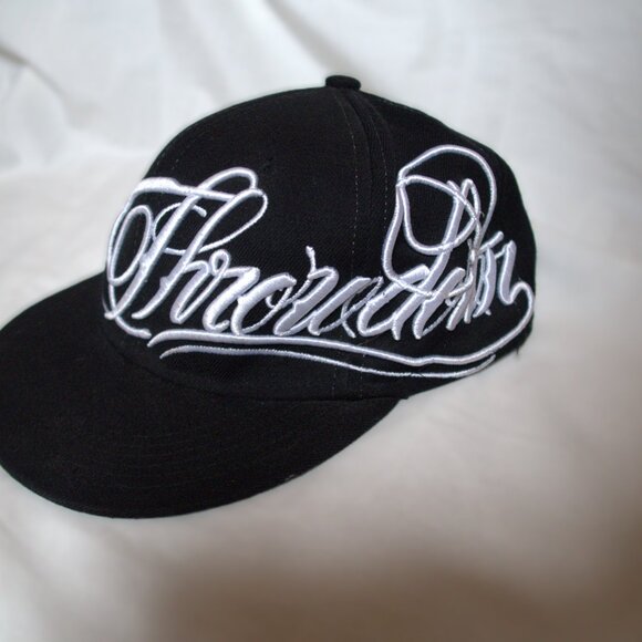 Throwdown | Cursive Lettering Snapback Hat - Picture 3 of 5